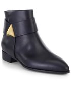 Giuseppe Zanotti Pyramid Leather Ankle Boots - Lyst