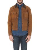 Ralph Lauren Warren Suede Dungaree Jacket - Lyst