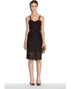 Milly Lace Bustier Dress - Lyst