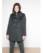 Violeta By Mango Wool-Blend Duffle Coat - Lyst