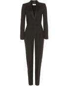 Saint Laurent Tailored Wool Jumpsuit - Lyst
