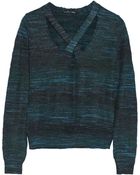 Theyskens' Theory Keno Cutout Slubjersey Sweater - Lyst