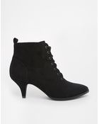 Asos Reason To Be Lace Up Ankle Boots - Lyst