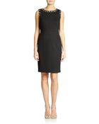 Nydj Embellished Sleeveless Sheath - Lyst