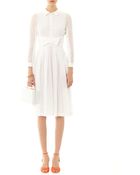 L'Wren Scott Broderie Anglaise Bowfront Dress - Lyst