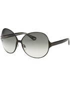 Tod's Women'S Butterfly Black Sunglasses - Lyst