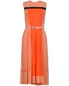 Victoria, Victoria Beckham 3/4 Length Dress - Lyst