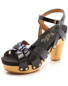 Flogg Fain Clog Sandals Natural - Lyst