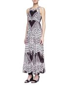 Free People Adrinas Printed Maxi Dress - Lyst
