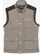 Zara Four-pocket Padded Waistcoat - Lyst