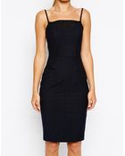 Oasis Pinstripe Lace Dress - Lyst