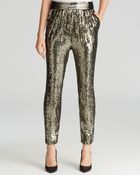 Alice + Olivia Alice Olivia Pants - Sequin Gathered - Lyst