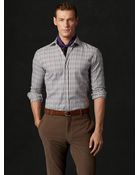 Purple Label Gingham Aston Sport Shirt - Lyst