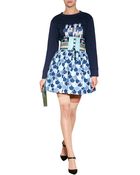 Olympia Le-Tan Cotton Fish Scale Skirt - Lyst