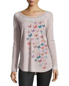 Chaser Open-Back Long-Sleeve Top - Lyst