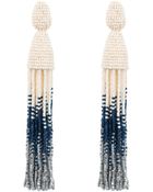 Oscar de la Renta Ombre Tassel Earrings - Lyst