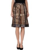 Rochas Knee Length Skirt - Lyst