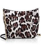 Jimmy Choo Anabel Leopard Calf Hair Crossbody Bag - Lyst