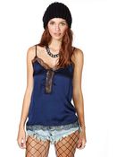 Nasty Gal Almost Midnight Lace Cami - Lyst