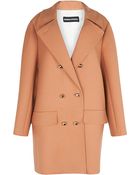 Sonia Rykiel Double Serge Wool Coat - Lyst
