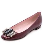 Kate Spade Nisella Flats - Ruby - Lyst