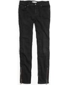 Madewell Skinny Skinny Zip Jeans In Rebel Wash - Lyst