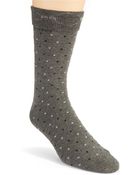 Hugo Boss Polka Dot Cotton Blend Dress Socks - Lyst