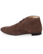 Tod's Suede Gommini Desert Boot - Lyst