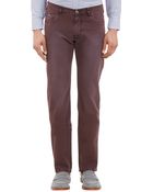 Armani Twill Chinos - Lyst