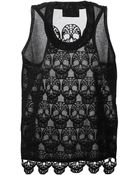 Philipp Plein Skull Back Tank Top - Lyst