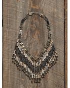 Free People Vintage Fringe Bead Necklace - Lyst