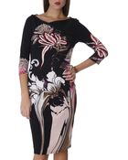 Roberto Cavalli Floral Print Dress - Lyst
