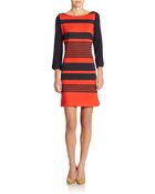 Eliza J Striped Sheath Dress - Lyst