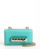 Valentino Emerald Green Leather 'Va Va Voom' Convertible Bag - Lyst