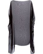 Dolce & Gabbana Polka Dot Sheer Blouse - Lyst