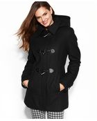 Calvin Klein Petite Toggle Wool-Blend Coat - Lyst