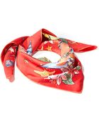Ferragamo Seaside Paradise Print Scarf - Lyst