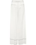 Marni Pearl Viscose Crepe Trousers - Lyst