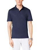 Michael Kors Linen Polo Shirt - Lyst