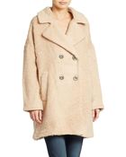 Free People Three Quarter Length Coat - Lyst