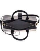 Saint Laurent Cabas Small Monogram Leather Tote - Lyst