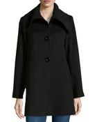 Fleurette Spread-collar Woolcashmere Coat - Lyst