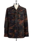Michael Kors Camouflage Anorak Jacket - Lyst