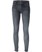 7 For All Mankind Skinny Jeans - Lyst