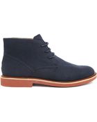Polo Ralph Lauren Navy Torrington Suede Derby Shoes - Lyst