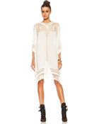 Etoile Isabel Marant Enery Embroidered Tunic Viscose Dress - Lyst