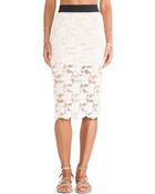 Free People Pencil Skirt - Lyst