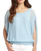 Diane von Furstenberg Robyn Silk Blouse - Lyst
