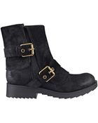 Nine West Anywho Suede Booties - Lyst