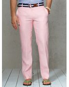 Polo Ralph Lauren Slim-Fit Linen Dress Trouser - Lyst
